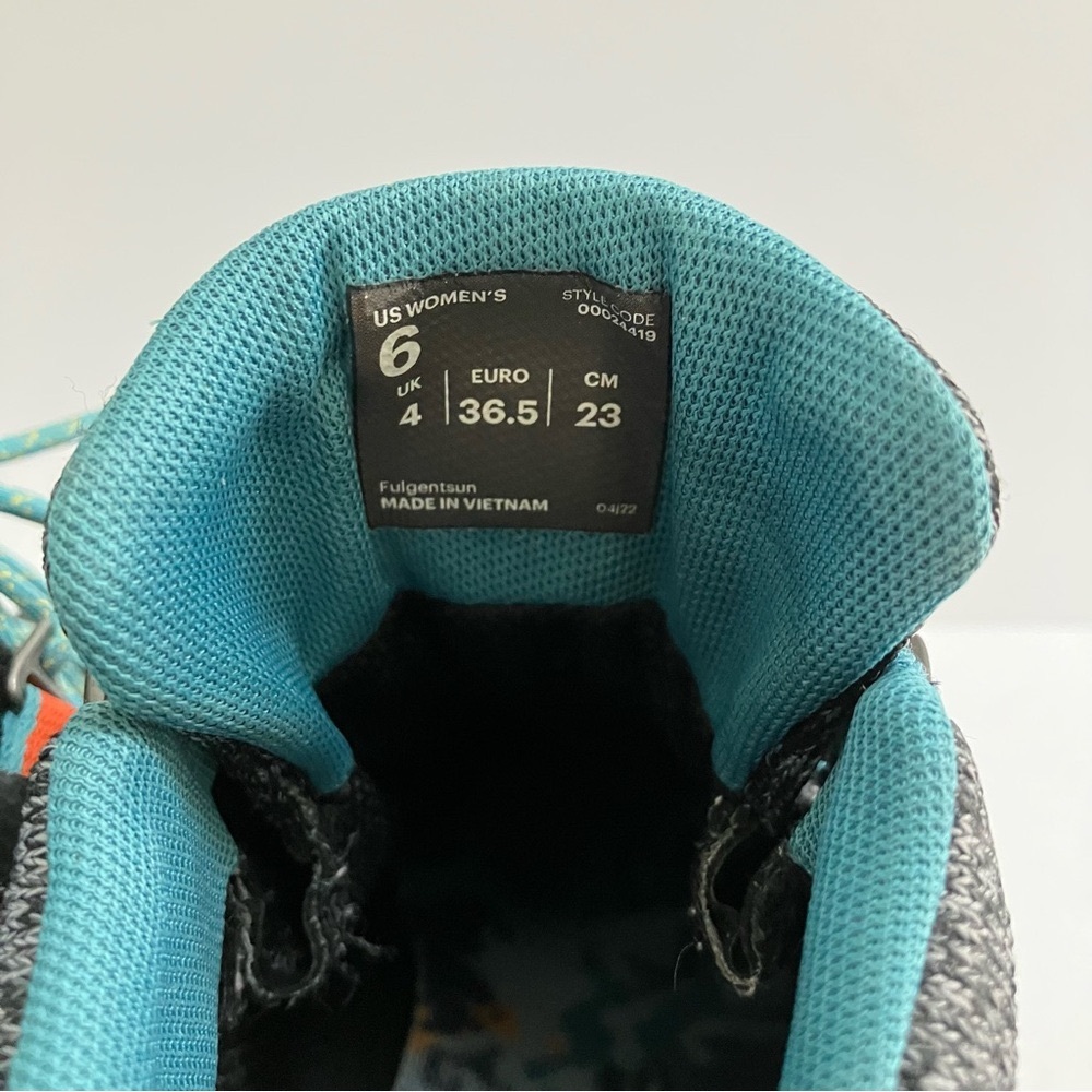 REI Co-op + Outdoor Afro Flash Hiking Boots Women's Size 6 Waterproof Gray Blue - Picture 5 of 9